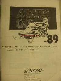 Arctic Cat vm. 1989 kokoonpano- ja toimitushuolto-ohjeet