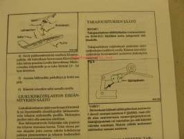 Arctic Cat vm. 1989 kokoonpano- ja toimitushuolto-ohjeet