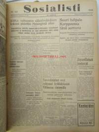 Sosialisti 1938 lehdet nr 1 tammikuun 3. - nr 149 heinäkuun 2. väliseltä ajalta -sidottu puolivuosikerta