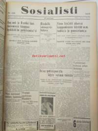 Sosialisti 1935 lehdet nr 148 heinäkuun 1. - joulukuun 31. väliseltä ajalta -sidottu puolivuosikerta