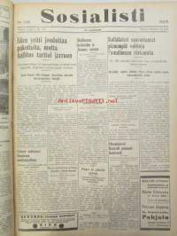 Sosialisti 1935 lehdet nr 148 heinäkuun 1. - joulukuun 31. väliseltä ajalta -sidottu puolivuosikerta
