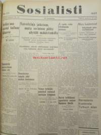 Sosialisti 1935 lehdet nr 148 heinäkuun 1. - joulukuun 31. väliseltä ajalta -sidottu puolivuosikerta