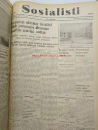 Sosialisti 1935 lehdet nr 148 heinäkuun 1. - joulukuun 31. väliseltä ajalta -sidottu puolivuosikerta