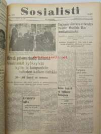 Sosialisti 1935 lehdet nr 148 heinäkuun 1. - joulukuun 31. väliseltä ajalta -sidottu puolivuosikerta