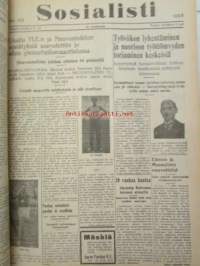 Sosialisti 1935 lehdet nr 148 heinäkuun 1. - joulukuun 31. väliseltä ajalta -sidottu puolivuosikerta