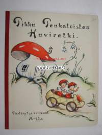 Pikku Peukaloisten huviretki (Nostalgiset kuvat, kauniit riimietetyt runot, satukirja 1940-luvulta)