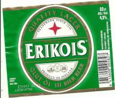 Erikois III Olut -  olutetiketti