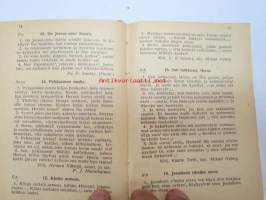 Kansanopiston laulukirja (ex. Kustavin Maatalouskerhoyhdistys - kirja nr 2) - sanapainos (liittyy kahdeksanteen uudistettuun v. 1947 ilmestyneeseen nuottipainokseen