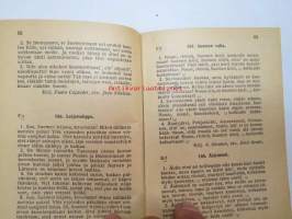 Kansanopiston laulukirja (ex. Kustavin Maatalouskerhoyhdistys - kirja nr 2) - sanapainos (liittyy kahdeksanteen uudistettuun v. 1947 ilmestyneeseen nuottipainokseen