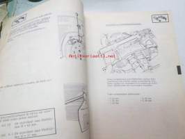 Renault 16 M.R.96 Verkstadshandbok, 3. upplagan - Band 2; framvagn styrning, bakvagn, fjädring, bromssystem, karosseri, lufkonditionering, specialverktyg,