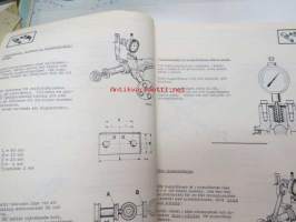 Renault 16 M.R.96 Verkstadshandbok, 3. upplagan - Band 2; framvagn styrning, bakvagn, fjädring, bromssystem, karosseri, lufkonditionering, specialverktyg,