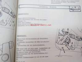 Renault 16 M.R.96 Verkstadshandbok, 3. upplagan - Band 2; framvagn styrning, bakvagn, fjädring, bromssystem, karosseri, lufkonditionering, specialverktyg,