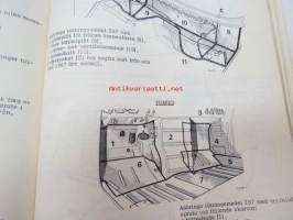Renault 16 M.R.96 Verkstadshandbok, 3. upplagan - Band 2; framvagn styrning, bakvagn, fjädring, bromssystem, karosseri, lufkonditionering, specialverktyg,
