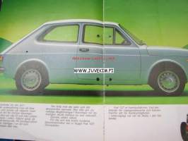 Fiat 127 broschyr -myyntiesite ruotsiksi