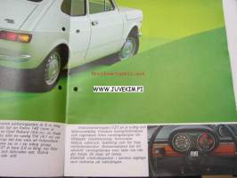 Fiat 127 broschyr -myyntiesite ruotsiksi