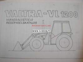 Valtra VL 1200 kuormaaja -varaosaluettelo, kopio