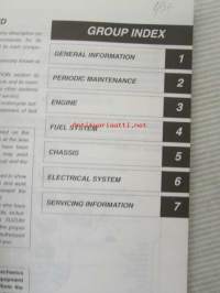Suzuki GSX600F Service manual (part 99500-35070-01E) -huolto-ohjekirja