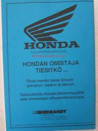 Honda CB600F Hornet -käyttäjän käsikirja