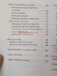 Yamaha XJ650 T Service Manual supplement