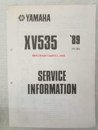 Yamaha XV535 &#039;89 (2YL-SE2)  Service Information - Tehtaan alkuperäinen huolto-ohjeita sis. sähkökaaviot (Ei huolto-ohjekirja)