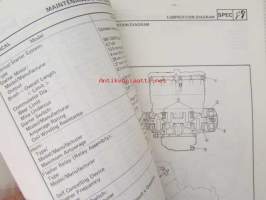 Yamaha FZR500 / FZR600(B) &#039;91 (3HE-SE4)  Service Information - Tehtaan alkuperäinen, huolto-ohjeita sis. sähkökaaviot (Ei huolto-ohjekirja)
