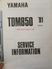 Yamaha FZ750(A) &#039;91 (2MG-SE3)  Service Information - Tehtaan alkuperäinen huolto-ohjeita (Ei huolto-ohjekirja)