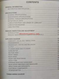 Yamaha FZ750(A) &#039;91 (2MG-SE3)  Service Information - Tehtaan alkuperäinen huolto-ohjeita (Ei huolto-ohjekirja)