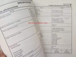 Yamaha FZ750(A) &#039;91 (2MG-SE3)  Service Information - Tehtaan alkuperäinen huolto-ohjeita (Ei huolto-ohjekirja)