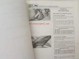 Yamaha FZ750 &#039;85-&#039;87 (1FN-SE3)  Service Information - Tehtaan alkuperäinen huolto-ohjeita sis. sähkökaaviot (Ei huolto-ohjekirja)