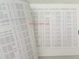 Suzuki GSX 1100G - GSX 1100GM / GSX 1100GN - (GV74A / GV74B / GV74C / GV74G) Parts Catalogue -varaosaluettelo