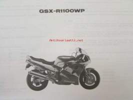 Suzuki GSX-R1100WP - (GU75A / GU75B / GU75C / GU75D) Parts Catalogue -varaosaluettelo