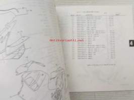 Suzuki GSX-R1100WP - (GU75A / GU75B / GU75C / GU75D) Parts Catalogue -varaosaluettelo