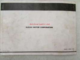 Suzuki GSX-R1100 - (GV72A/B/C/D) - GSX1100J - GSX1100FJ - GSX1100FK - GSX1100 FL - GSX1100FM - GSX1100 FN - GSX1100 FP - GSX1100 FR, Parts Catalogue -varaosaluettelo
