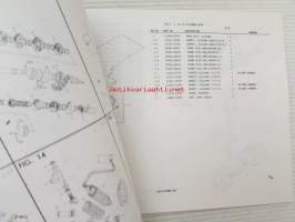 Suzuki GSX-R750 WP HOP-UP KIT, Competion Use Only, Parts Catalogue -varaosaluettelo