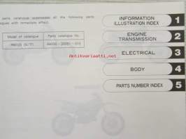 Suzuki RM125 (RF14A) - RM125 N / RM125 P / RM125 R, Parts Catalogue -varaosaluettelo