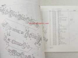 Suzuki RM125 (RF14A) - RM125 N / RM125 P / RM125 R, Parts Catalogue -varaosaluettelo