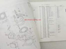 Suzuki RM125 (RF14A) - RM125 N / RM125 P / RM125 R, Parts Catalogue -varaosaluettelo