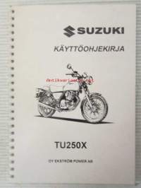 Suzuki TU250X -käyttöohjekirja