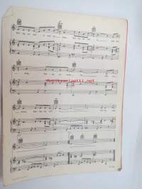 Killing me softly with his song (Roberta Flack) / Sången han sjöng var min egen -nuotit