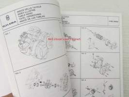 Gilera H@K Catalogue of Spare Parts 579117 -varaosaluettelo, katso kuvista mallimerkintä tarkemmin