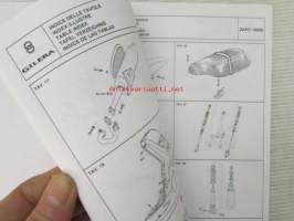 Gilera Typhoon XR 50 KAT Catalogue of Spare Parts 594223 -varaosaluettelo, katso kuvista mallimerkintä tarkemmin