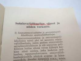 Opaskirja sotainvaliideille ja sotainvaliidihuoltoelimille