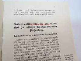 Opaskirja sotainvaliideille ja sotainvaliidihuoltoelimille