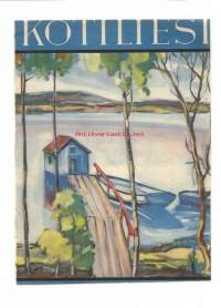 Kotiliesi 1931 nr 14  kansi Veneranta/E Muona, alkoholiton kulttuuri, Mäkipellon Amalian lutti, 1600-luvun kotielämää, viljelkää hunajaa, suomuuraimet