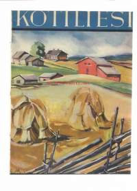 Kotiliesi 1931 nr 15  kansi Elovainio/E Muona, elinkannan nousu, sukupuu, miniä, siemeniä kesäkukista, sienet hyvää ja halpaa ruokaa, keitettävä