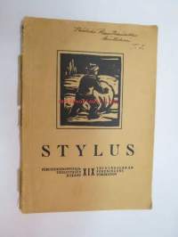 Stylus - Piirustuksenopettajayhdisksen julkaisu XIX Teckningslärarföreningens publikation - Turun numero / Åbo nummer, kirjoittajina mm. Axel Haartman, Teodor