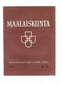 Maalaiskunta  1961 nr 10 /Kansalasikoulun toteuttaminen maalaiskunnissa, Savukoski kuvareportaasi