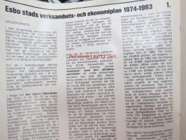 Espoo - Toiminta- ja taloussuunnitelma TTS 1974-1983 - Esbo VEP