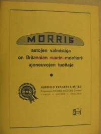 Morris kuorma-autot 5 ton 1,5 ton myyntieiste 1950-luku