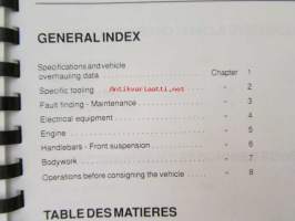 Piaggio Typhoon Service Station Manual -huoltokäsikirja, katso mallit kuvista tarkemmin.